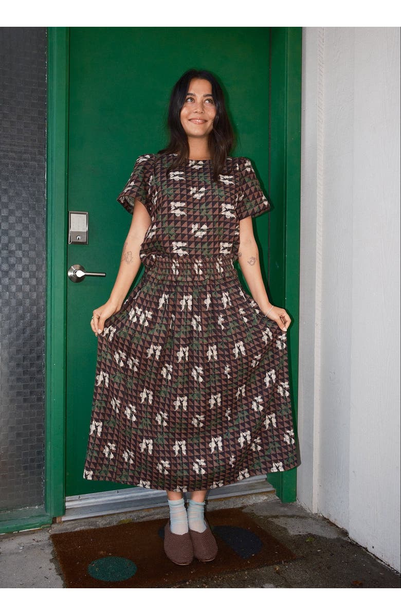 Ace & Jig Rara Reversible Midi Skirt, Alternate, color, Atrium