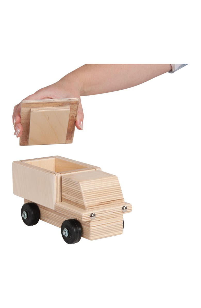 Kaplan Early Learning Company Wooden Delivery Truck, Alternate, color, 