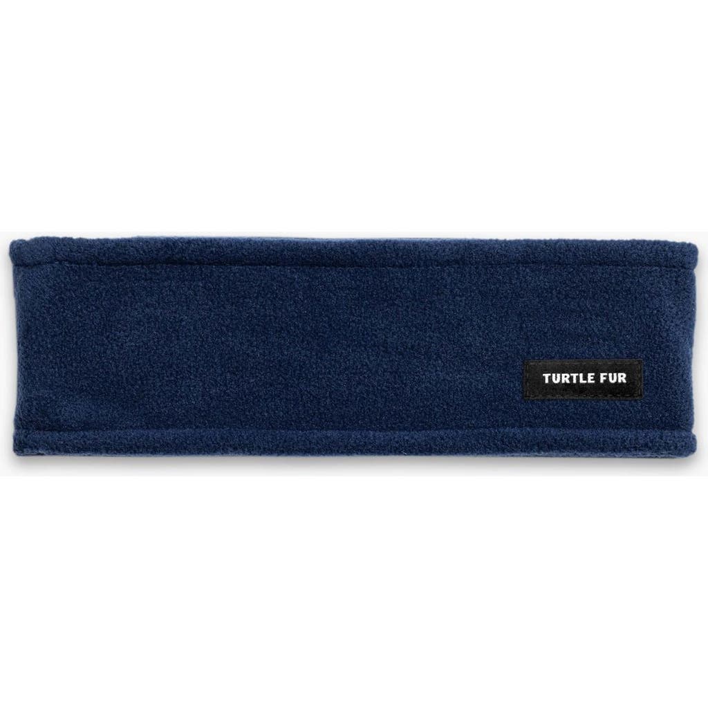 Turtle Fur Double-layer Fleece Headband In Blue