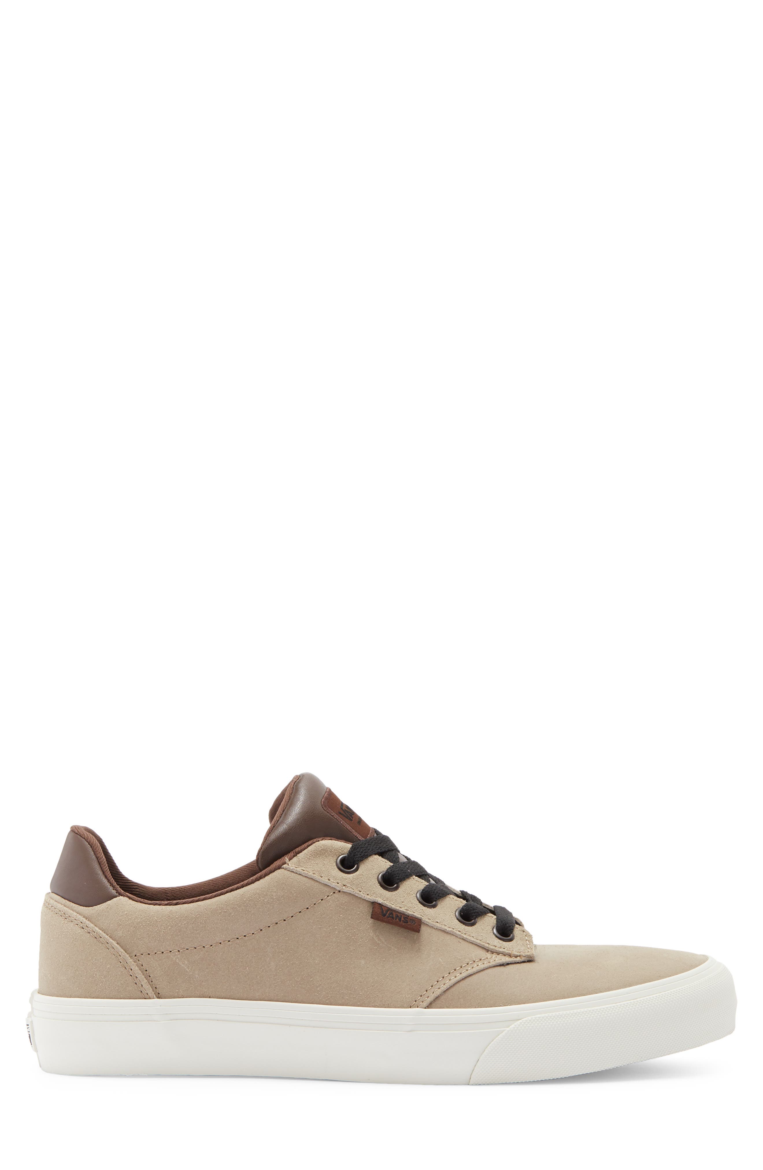 Atwood Leather Sneaker, Alternate, color, BROWN BROWN
