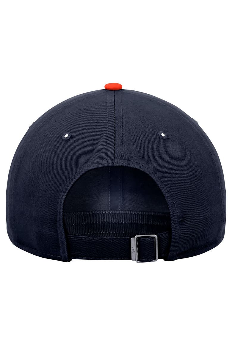Men's Nike Navy Syracuse Orange Colorblock Club Adjustable Hat, Alternate, color, Navy