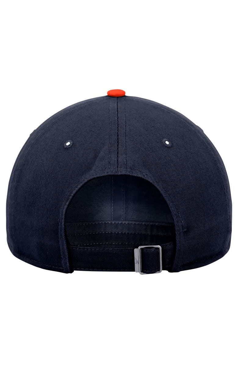 Nike Men's Nike Navy Syracuse Orange Colorblock Club Adjustable Hat, Alternate, color, Navy