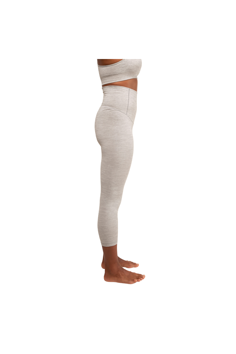 Zara Seamless Yoga Maternity Capri, Alternate, color, GRAPHITE MELANGE