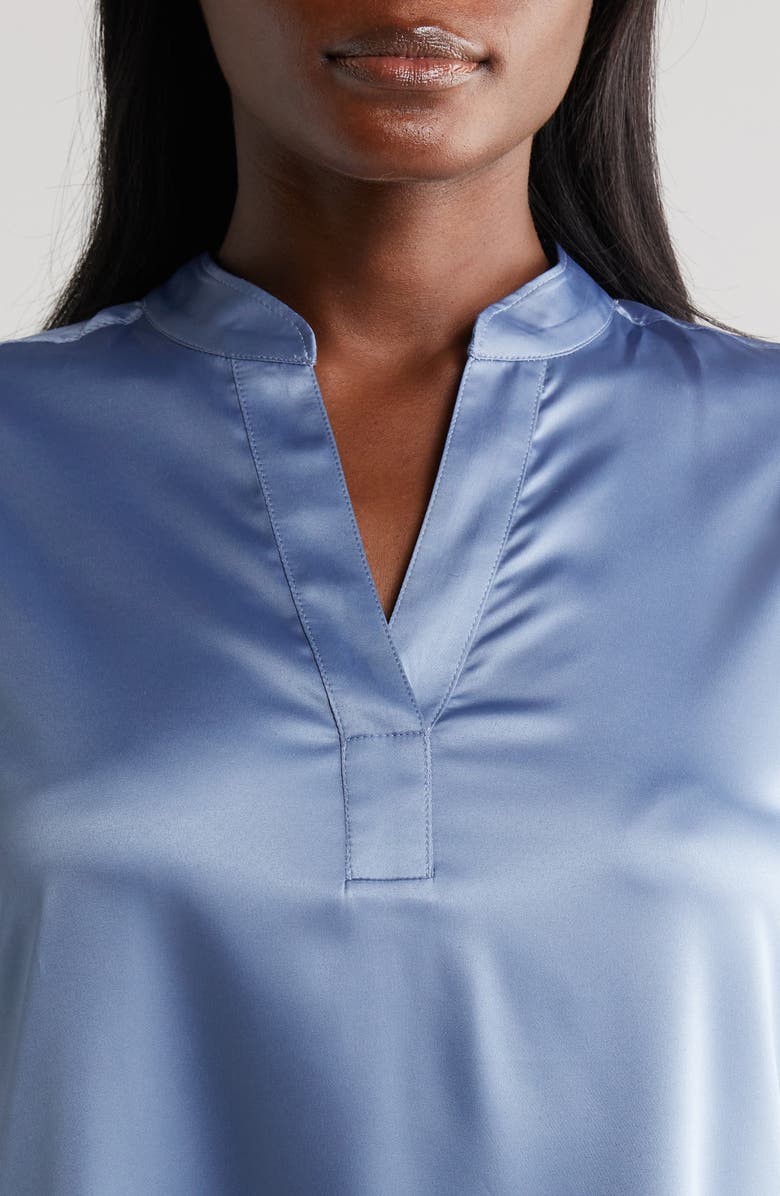 Natori The Getaway Satin Short Nightgown, Alternate, color, 