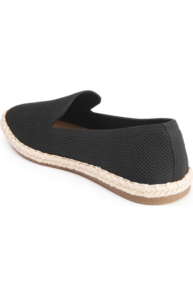 Me Too Koda Knit Slip-On Espadrille Sneaker, Alternate, color, Black Mesh