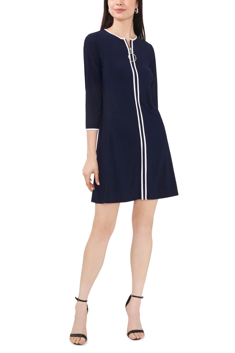 Center Stripe Minidress, Main, color, JBS NAVY/WHITE