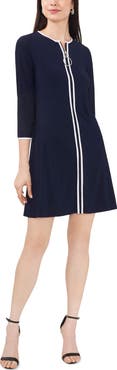 Chaus Center Stripe Minidress