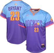 Nike Youth Nike Kris Bryant Purple/Light Blue Colorado Rockies 2025 City Connect Limited Player Jersey