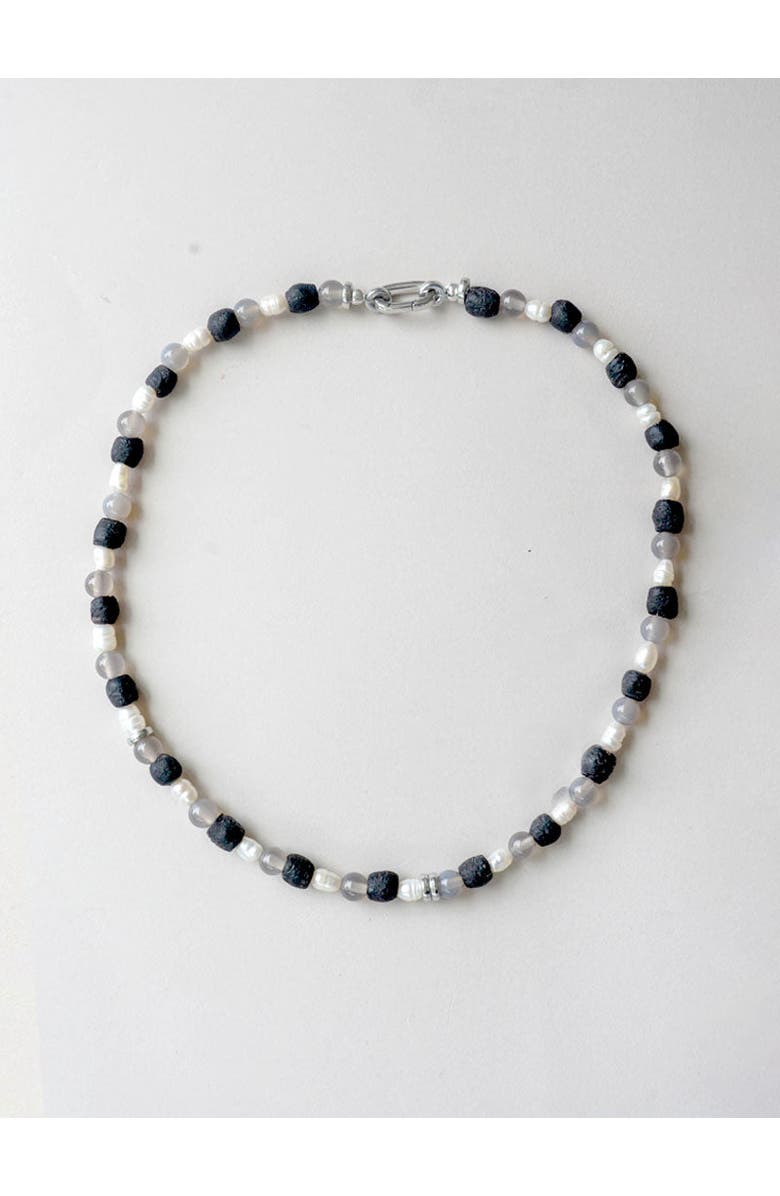 By Lilla Onyx Necklace, Main, color, Multi