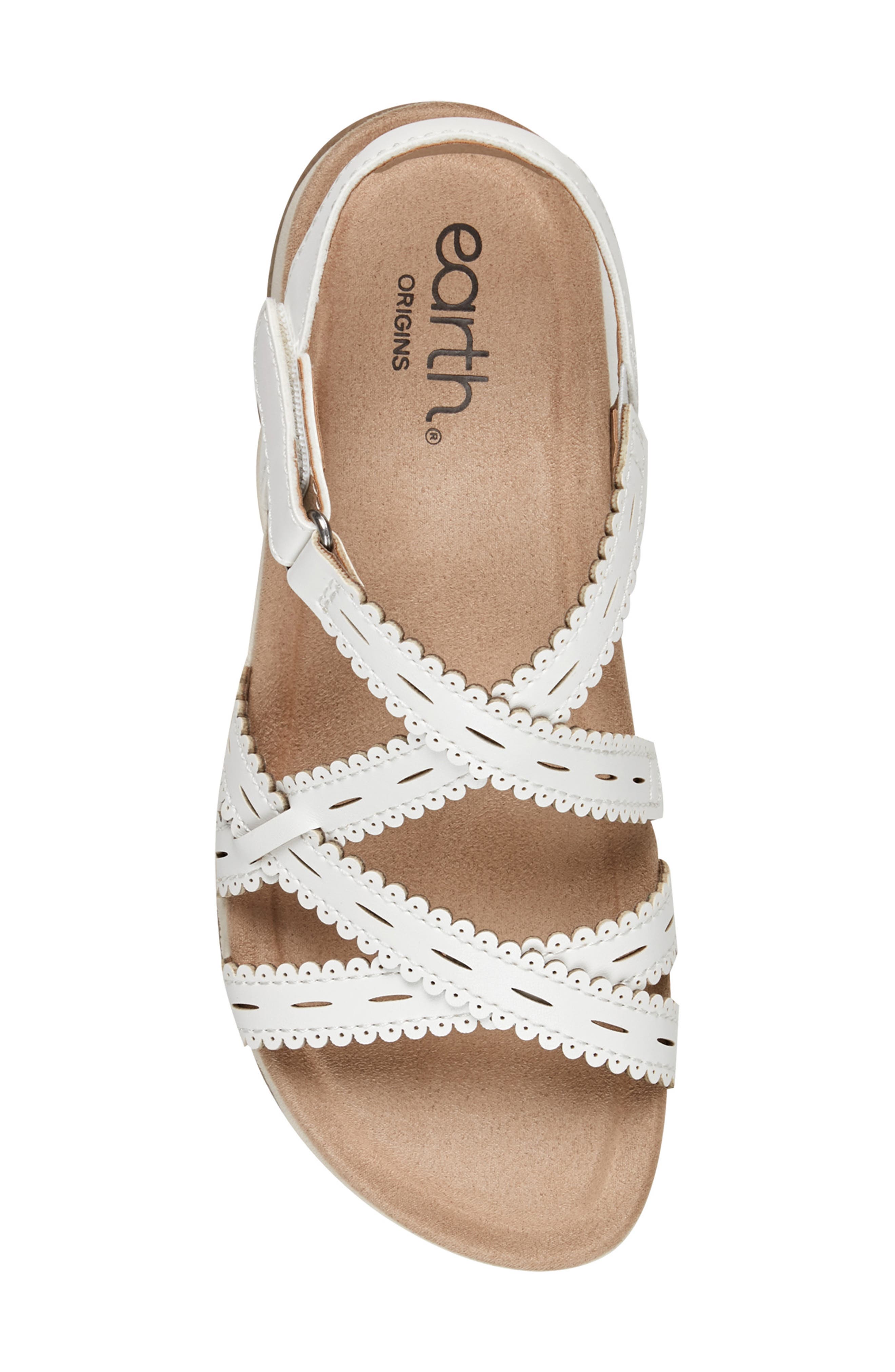 Sanetra Ankle Strap Sandal, Alternate, color, WHITE