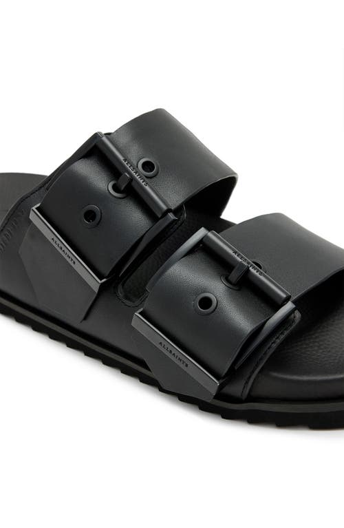 Allsaints Sian Slide Sandal In Black