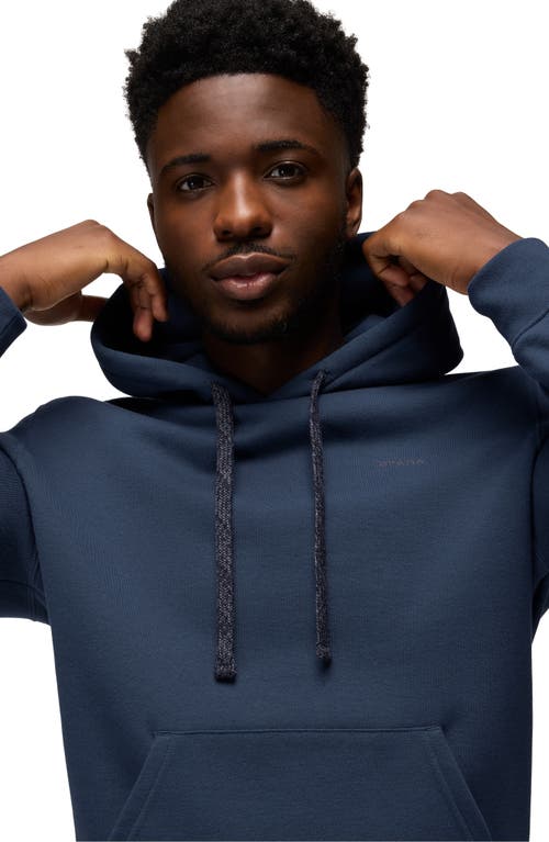 Prana Fleece Hoodie In Blue