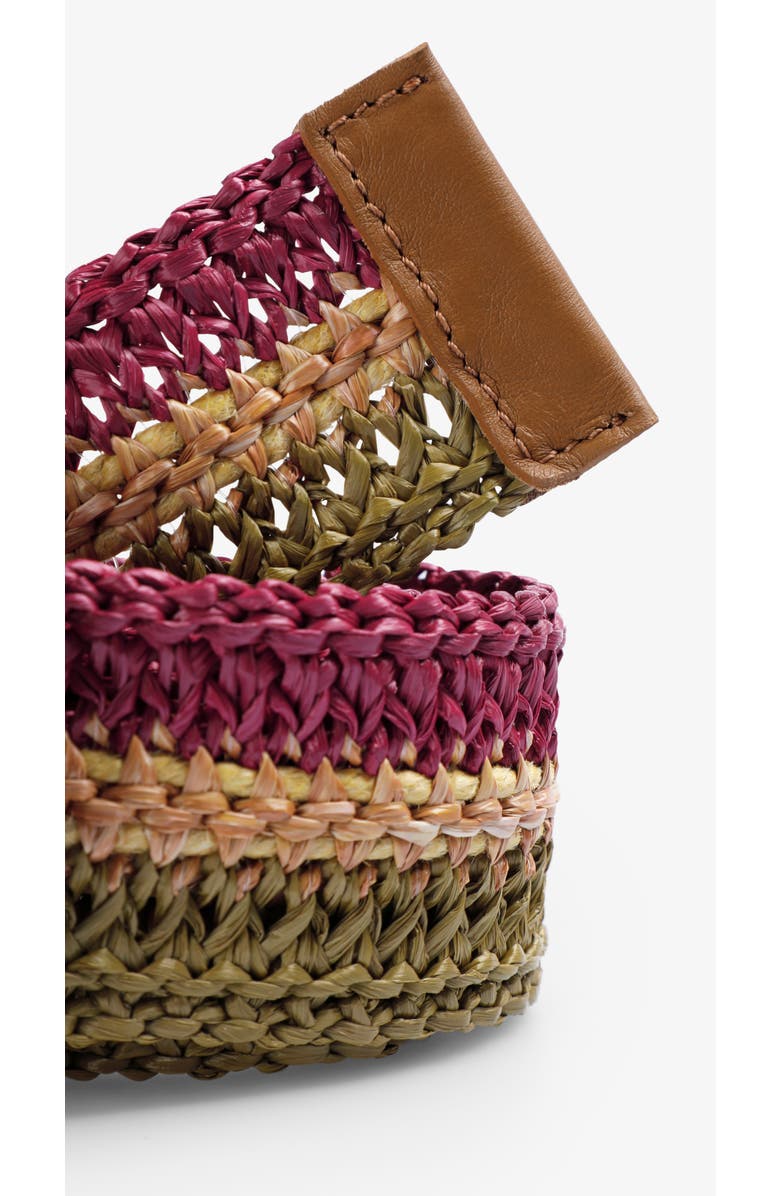 Scalpers Rafia Belt, Alternate, color, Multicolor