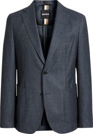 BOSS Hanry Slim Fit Virgin Wool Suit