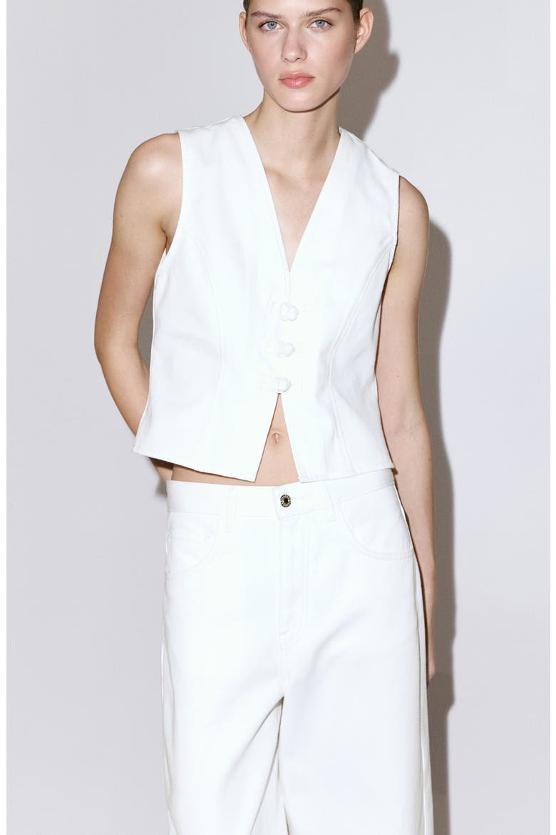 Bimba Barrel Jeans, Alternate, color, WHITE