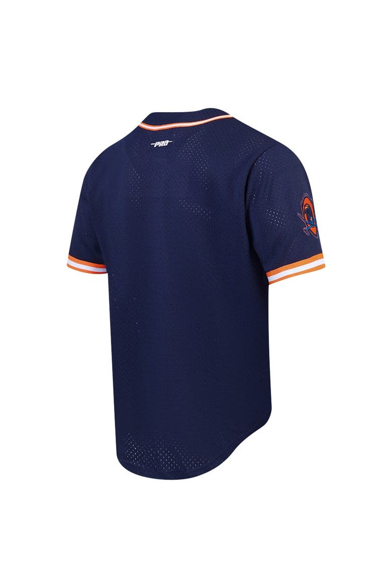 Men's Pro Standard Navy Virginia Cavaliers Mesh Full-Button Replica Baseball Jersey, Alternate, color, Navy