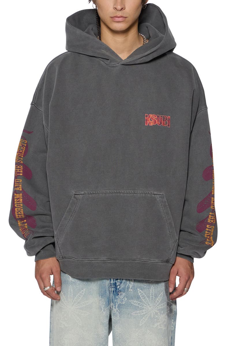 Ksubi Kickstart Ekcess Graphic Hoodie, Main, color,