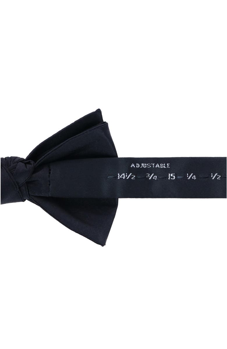 Trafalgar Sutton Pre-Tied Silk Bow Tie, Alternate, color, Black