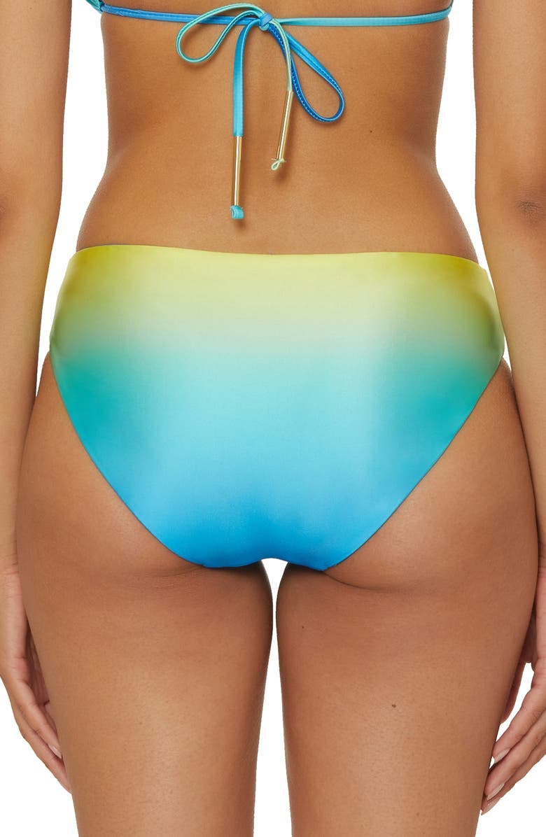 Trina Turk West Palm Reversible Hipster Bikini Bottoms, Alternate, color, Blue Multi