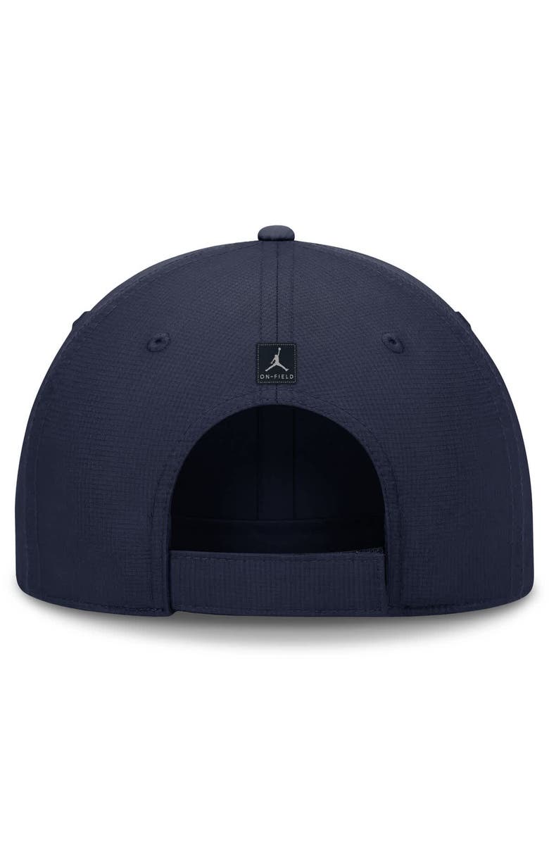 Jordan Brand Men
s Jordan Brand Navy Michigan Wolverines Club Performance Adjustable Hat, Alternate, color, Navy