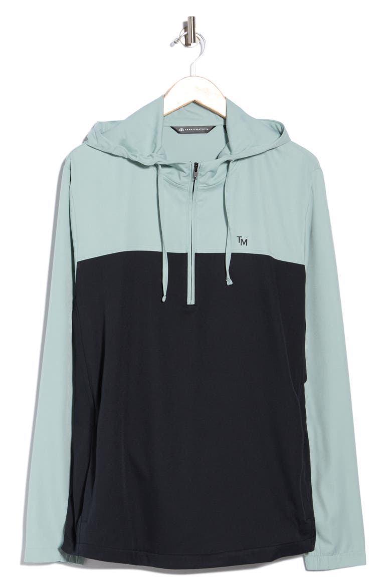 Coin Toss Colorblock Hoodie, Main, color, GRAY MIST