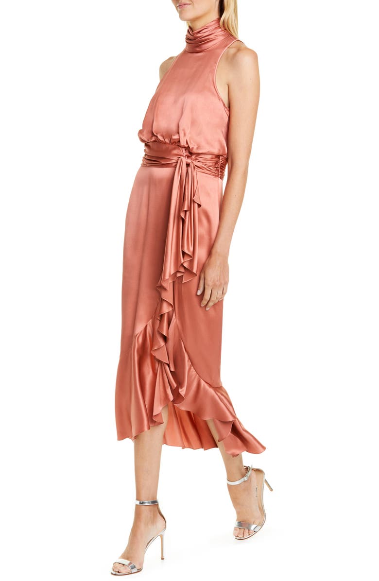 Cinq à Sept Silk Dress, Alternate, color, 