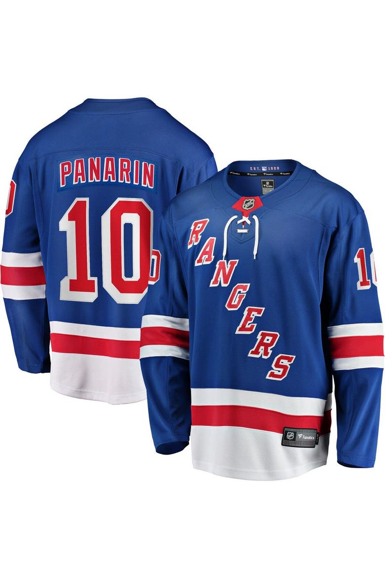 Men's Fanatics Branded Artemi Panarin Blue New York Rangers Home Premier Breakaway Player Jersey, Alternate, color, Blue