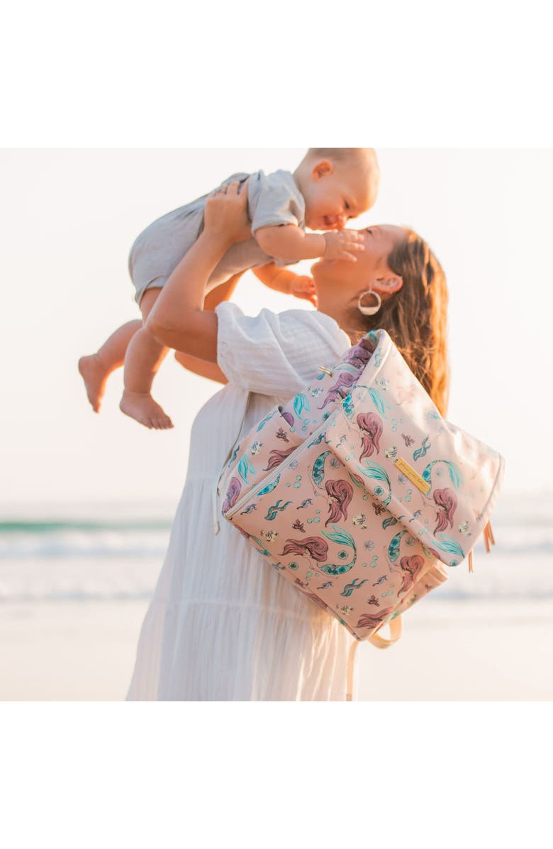 Petunia Pickle Bottom x Disney The Little Mermaid Boxy Water Resistant Backpack, Alternate, color,