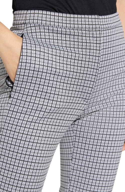 Theory Tapered High-rise Pants In Fog Multi