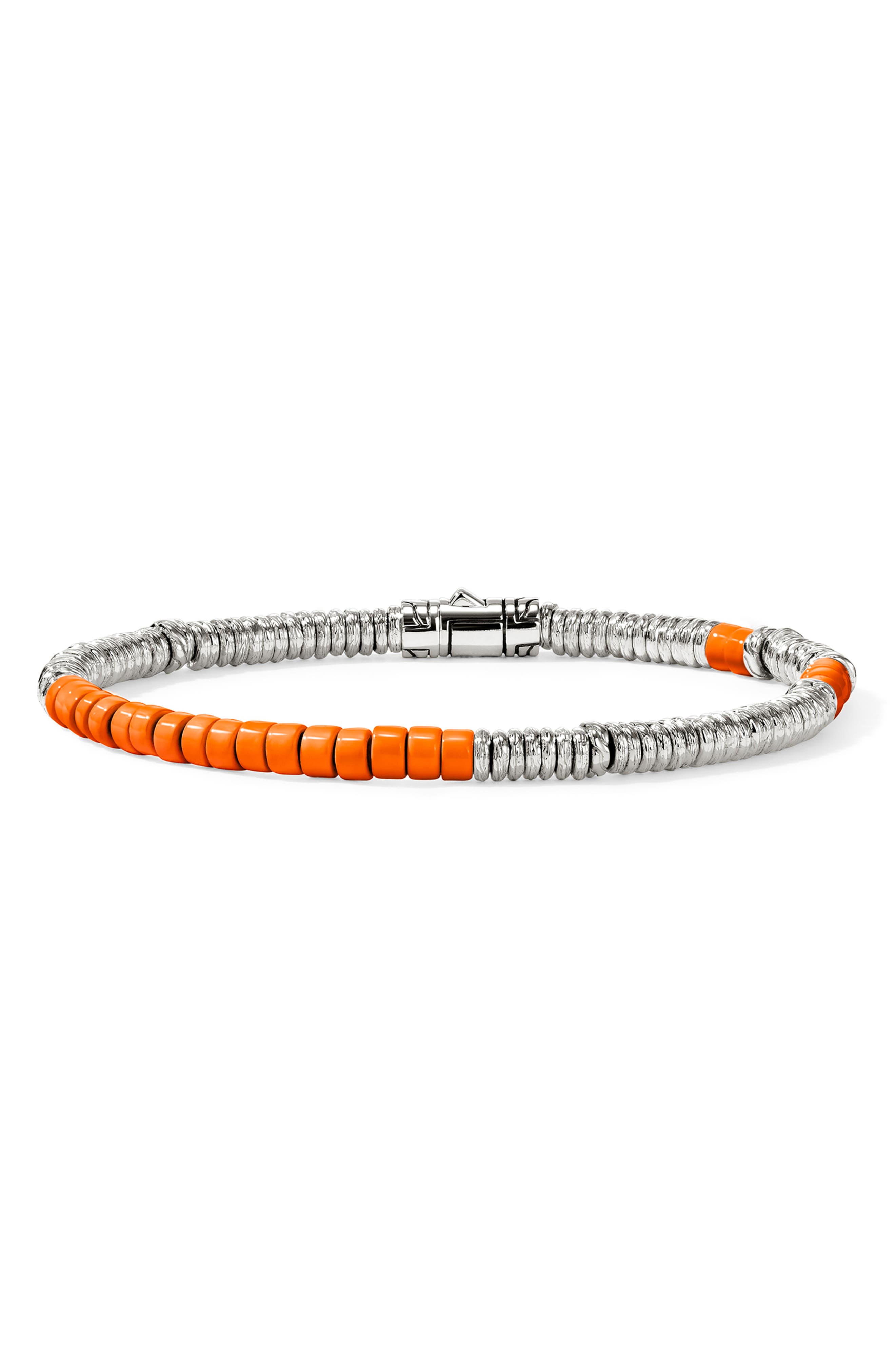 selected SILVER/ ORANGE