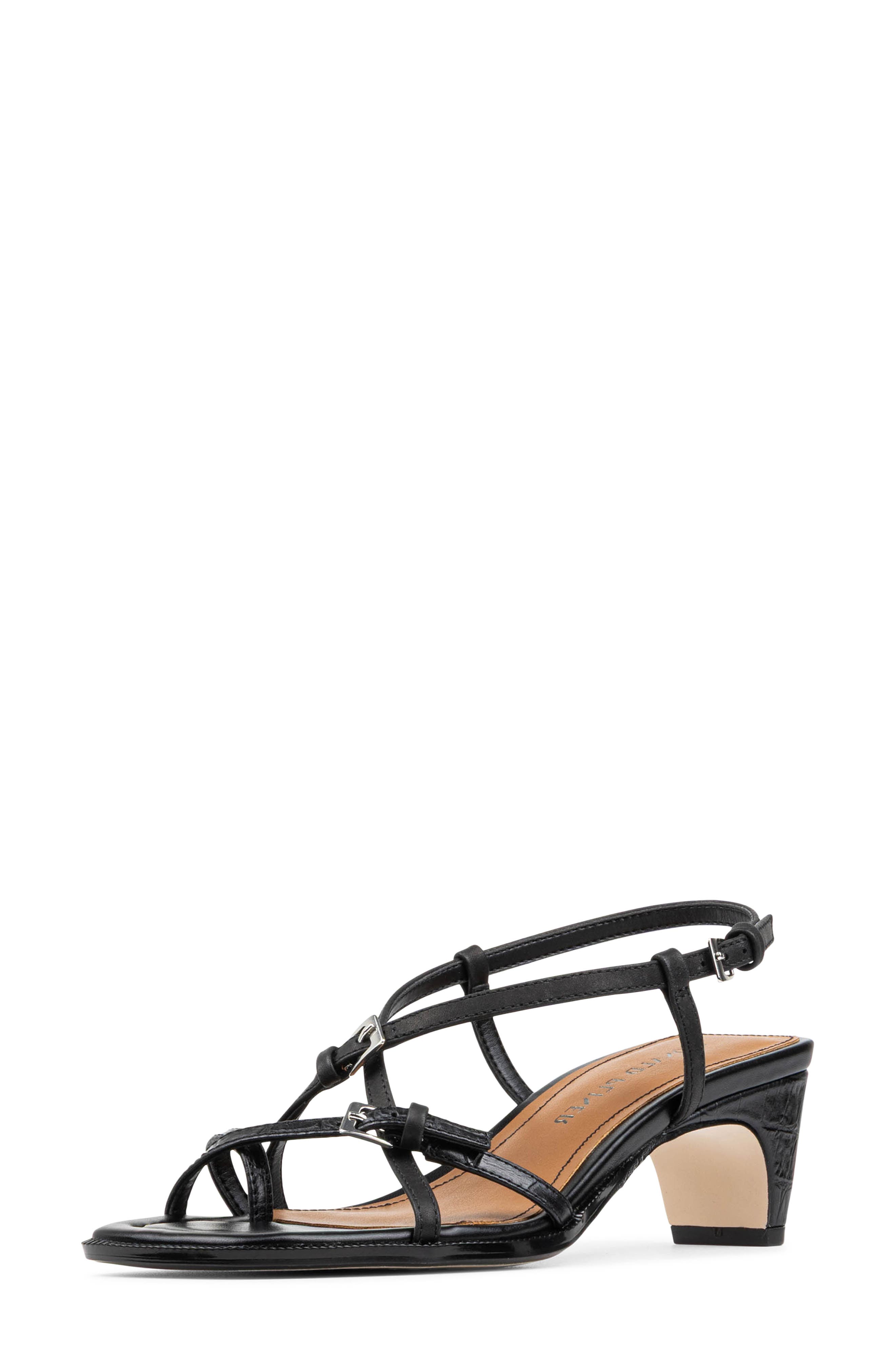 Donald Pliner Daffney Strappy Sandal, Alternate, color, Black