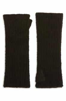 Open Edit Twisted Fingerless Rib Gloves