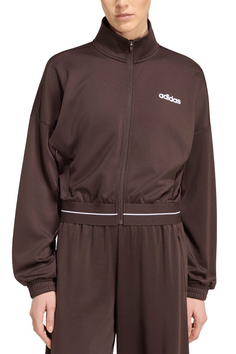HYG Full Zip Performance Track Jacket, Main, color, AURORA COFFEE
