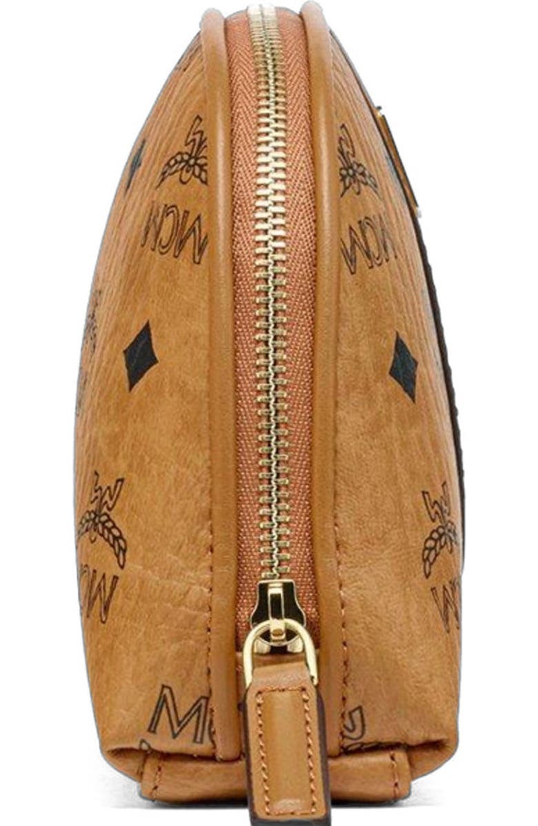 MCM Aren Cosmetic Pouch in Visetos, Alternate, color,