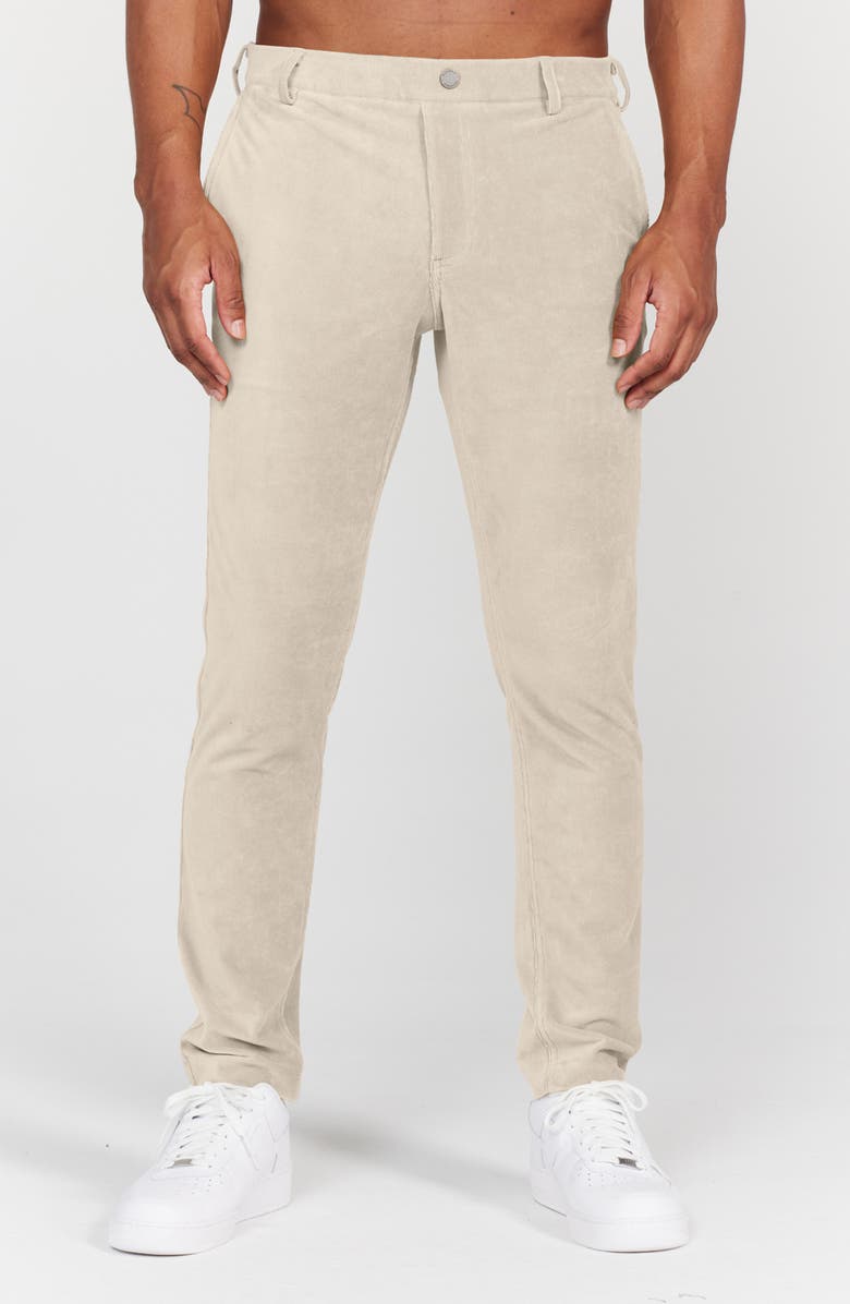 Redvanly Collins Corduory Golf Pants, Main, color, Oat