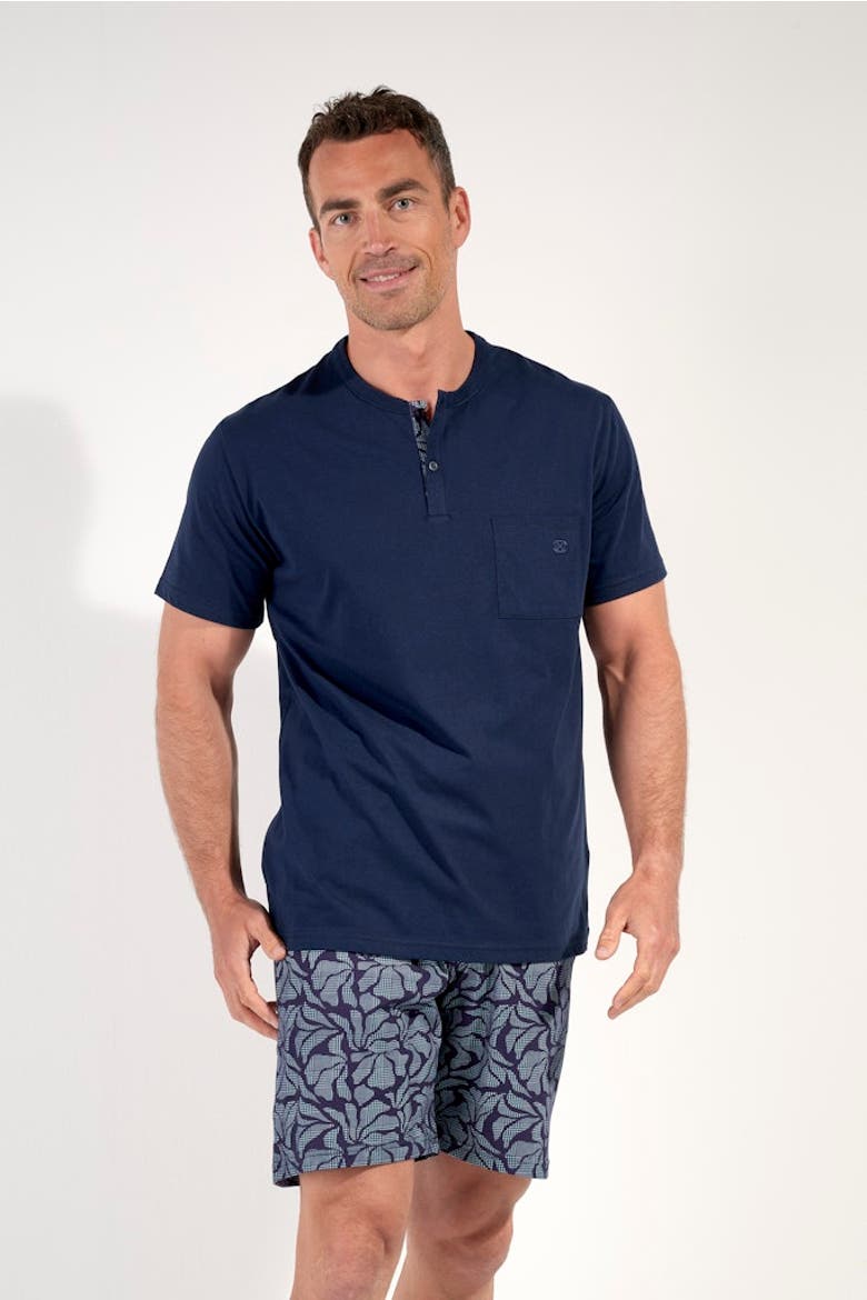 Long Island Short Sleepwear, Alternate, color, Navy Print