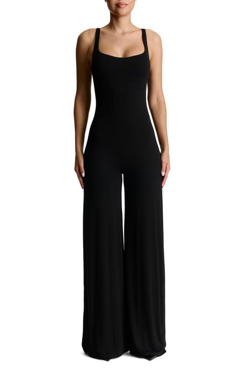 Sculpt Wide Leg Tank Jumpsuit