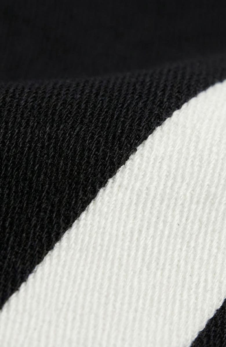 Modenaire Contrast Trim Sleeveless Mini Dress, Alternate, color, Black / White