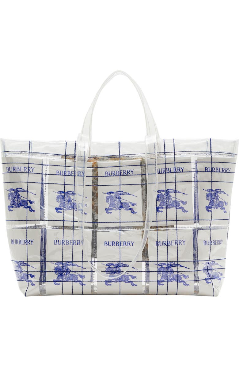 Burberry Equestrian Knight Tote, Alternate, color,