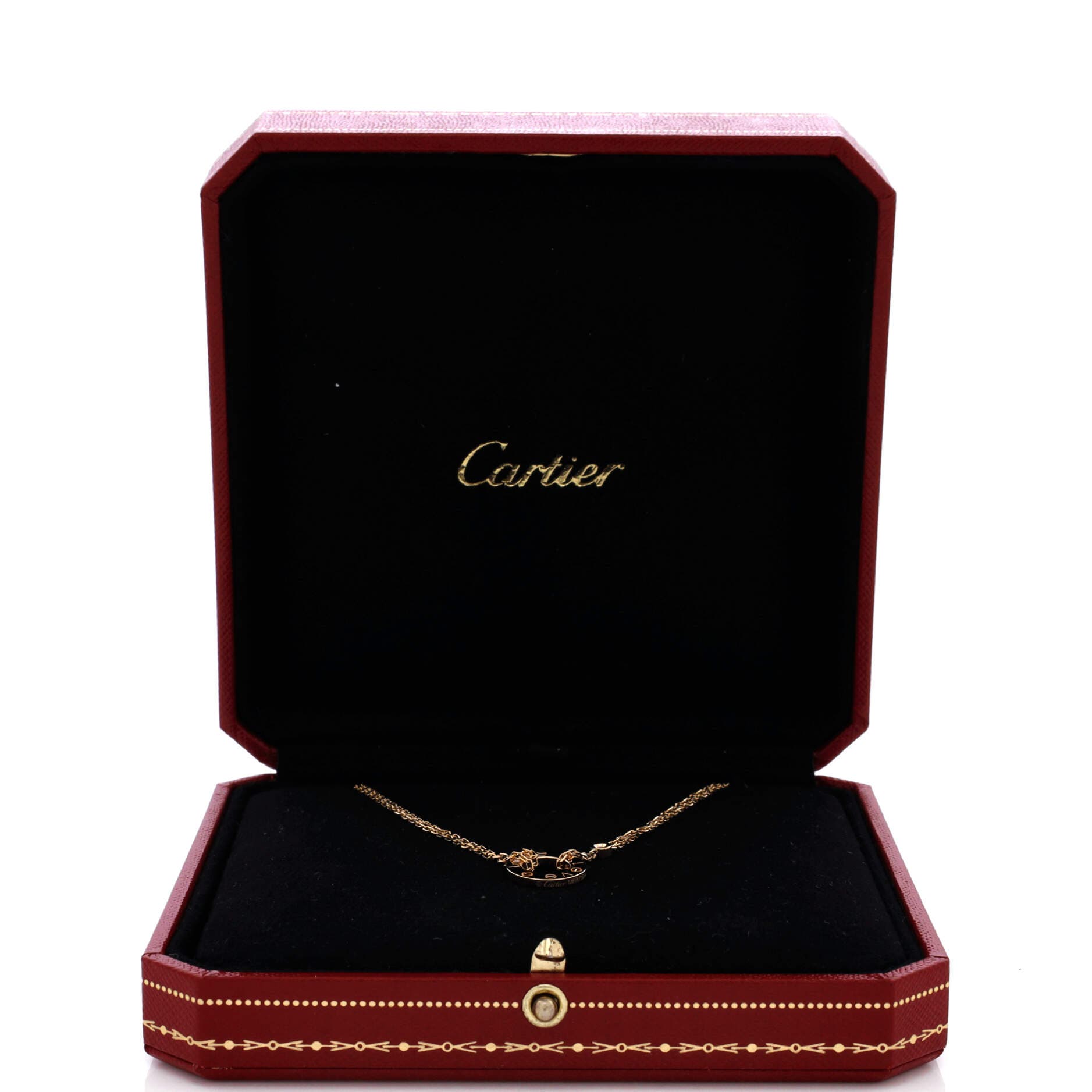 2 Diamonds Love Pendant Necklace 18K Yellow Gold and Diamonds, Alternate, color, Metallic Gold
