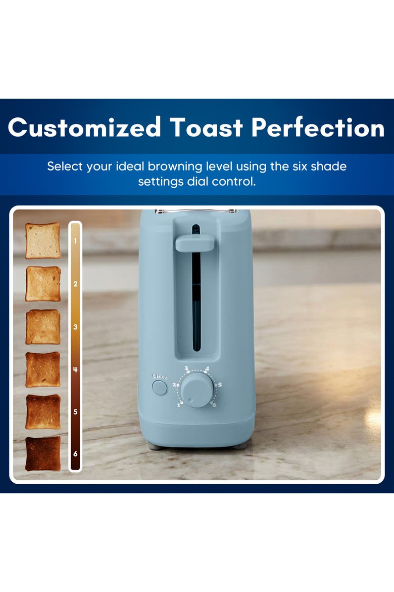 2-Slice Long Slot Toaster, Alternate, color, Blue