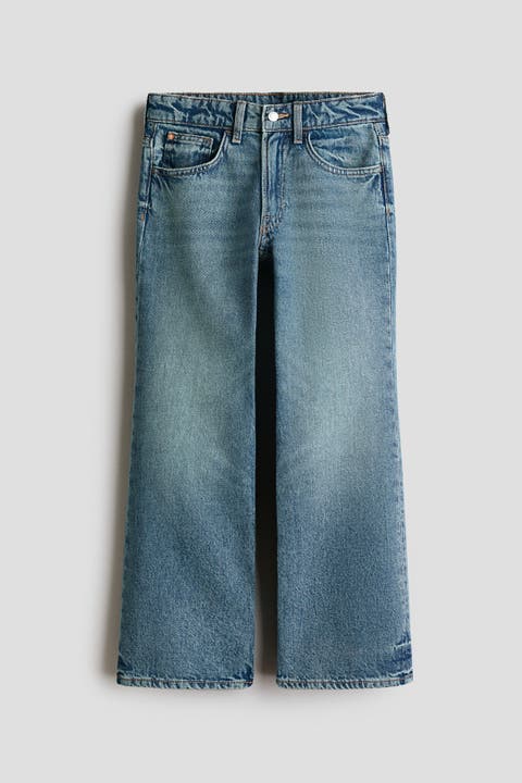 Loose Fit Bootcut Leg Jeans