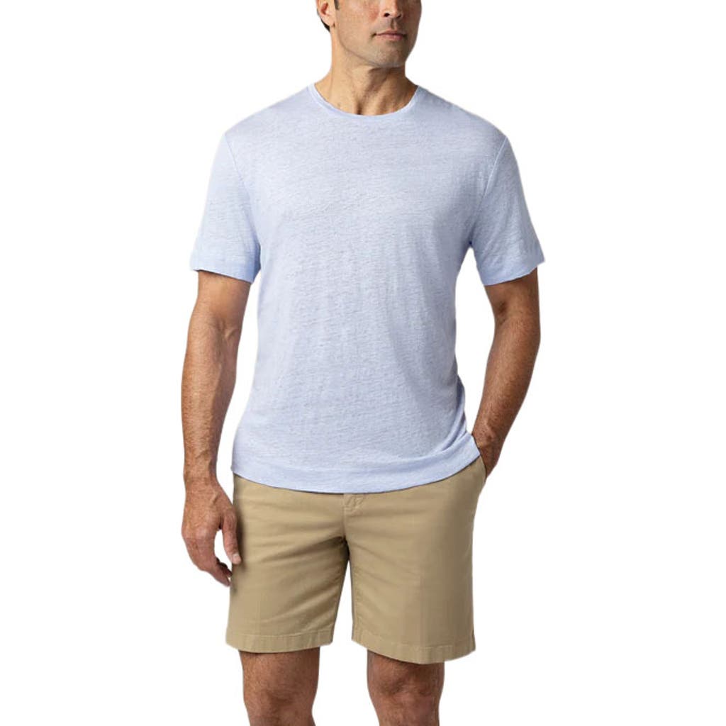 Robert Talbott Davis Linen Jersey Tee in Light Blue  product