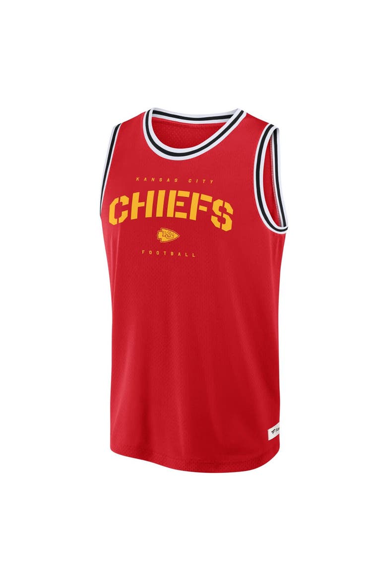 Men's Fanatics Red Kansas City Chiefs Elements Future Ground Jersey Tank Top, Alternate, color, Red