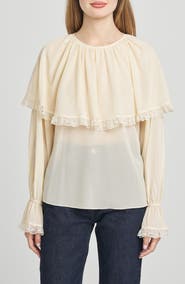 WAYF Mirabel Capelet Top