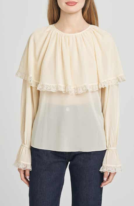 WAYF Mirabel Capelet Top