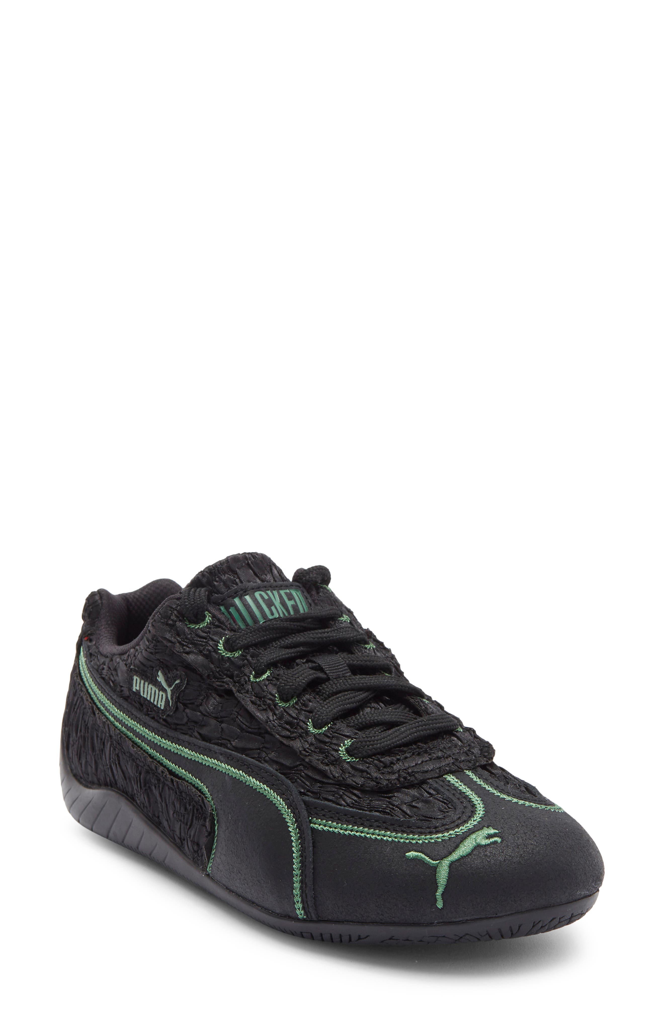 PUMA x 'Wicked' Speedcat OG Sneaker, Main, color, Puma Black/ Deep Forest