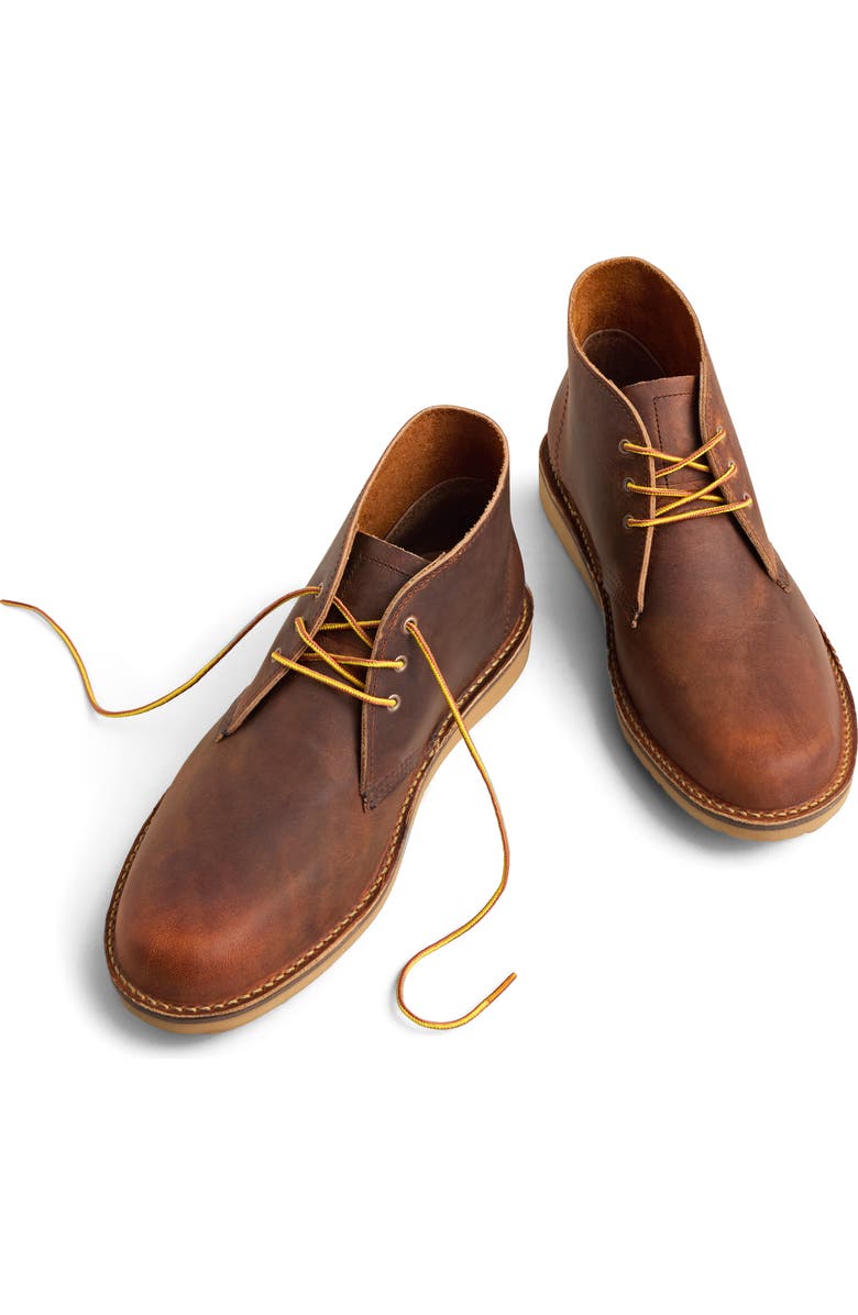 Red Wing Weekend Chukka Boot, Alternate, color, Copper Rough And Tough