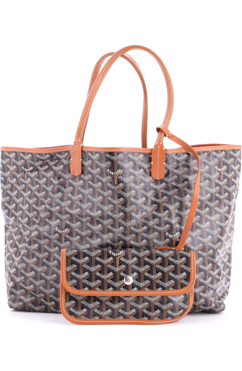 Pre-Owned Goyard Saint Louis Tote Coated Canvas PM, Alternate, color, Brown