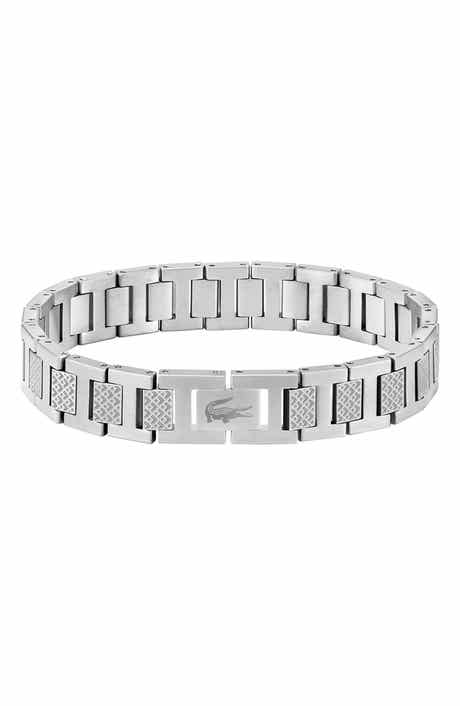 Men's Large Box Chain Link Bracelet, 5mm